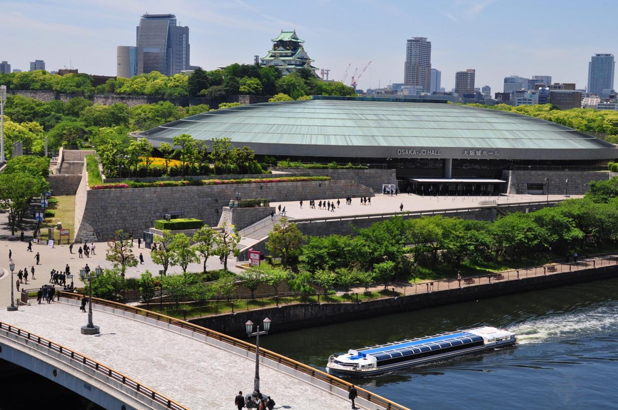 Hotel New Otani Ósaka Exteriér fotografie Sumo Hall