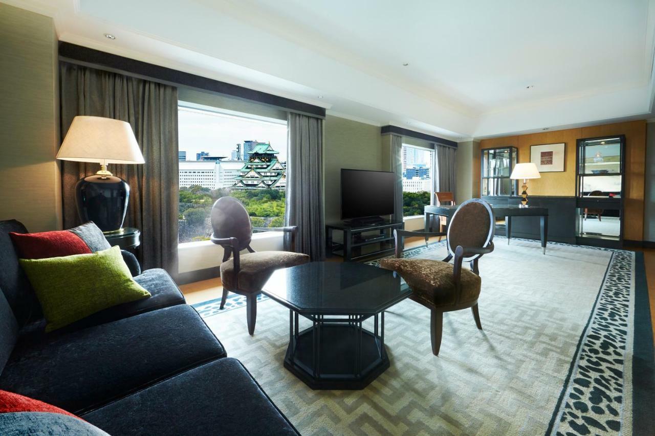 Hotel New Otani Ósaka Exteriér fotografie A suite at the hotel